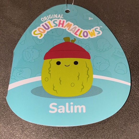 Squishmallows Salim the pickle with hat - Picture 3 of 4